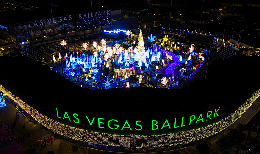 Enchant Christmas at Las Vegas Ballpark