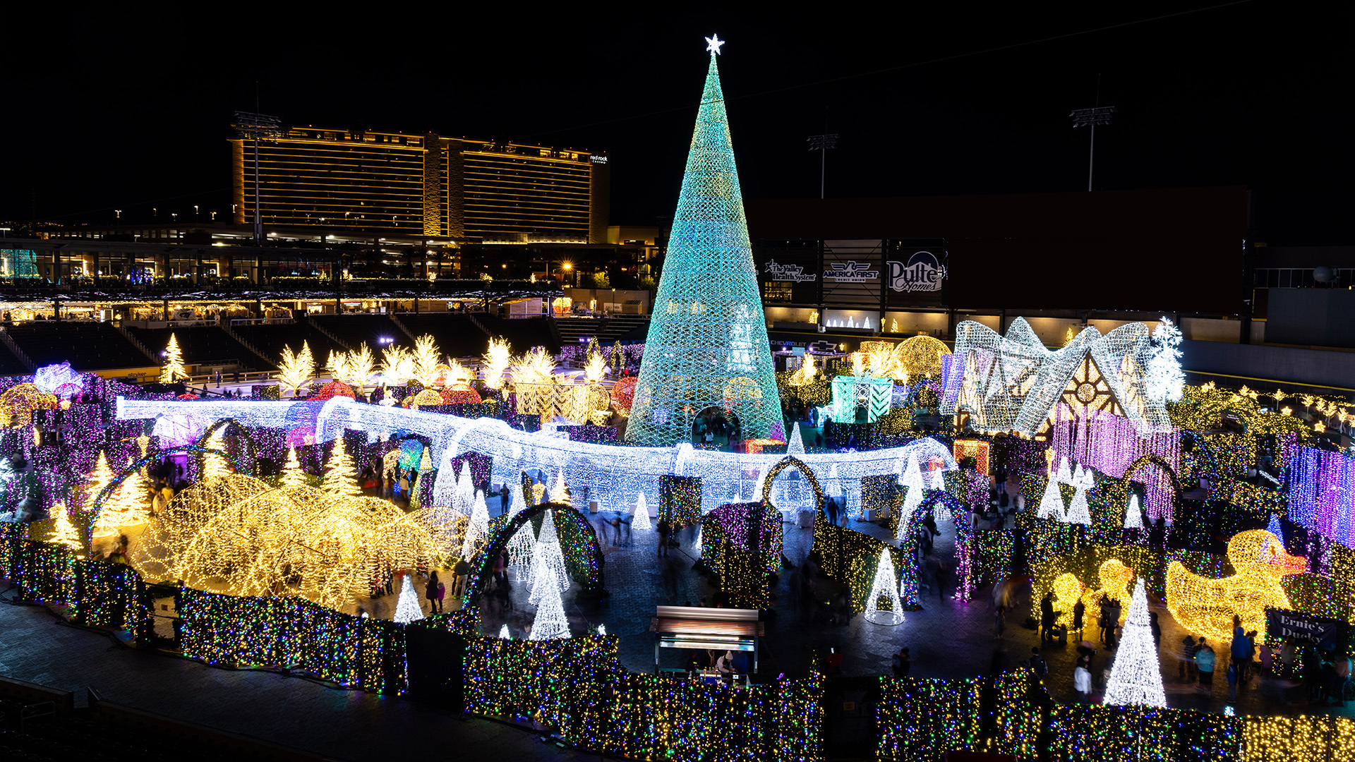 Make magical memories at Enchant Christmas Scottsdale this holiday season at Salt River Fields.